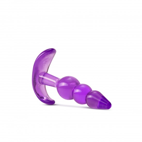 O plugue anal B Yours Triple Bead maximizará o conforto e a sensação! O design de três bolbos adiciona um POP extra quando se insere o plug. Em material macio e flexível.  Com uma base segura é fácil de usar e confo