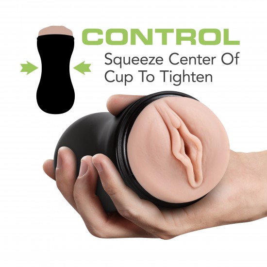 O copo M for Men Soft & Wet é repleto de diversão! Dentro há cristas estimulantes. Este pocket stroker é autolubrificante. Adicione um pouco de água ou saliva e tudo ficará escorregadio. Exatamente como a coisa real!