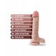 Os Dildos Posable Dr. Skin Plus são incrivelmente realistas e vêm com um eixo articulável que mantém a posição desejada dentro do seu corpo para conforto durante o jogo, adaptando-se para o seu prazer. Sensa Feel Pl