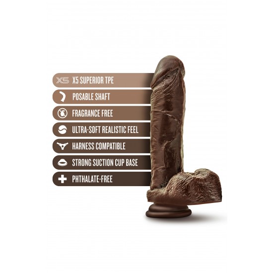 O Dr. Skin Plus Dildos Posable são incrivelmente realistas e vêm com um eixo  que mantém a posição desejada dentro do seu corpo para conforto durante o jogo, conforme o seu prazer. A densidade tripla de densidade Se