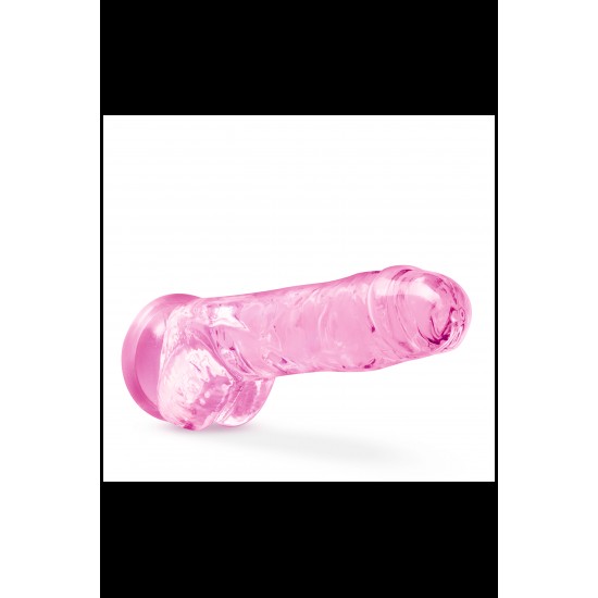 Para uma sensação real, o Dildo Cristalino Naturally Yours 8" visa agradar. É esculpido à mão para um efeito realista, com a quantidade certa de firmeza e flexibilidade. A base da ventosa gruda em quase qualquer superfíc