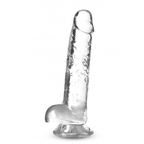 NATURALLY YOURS  7 CRYSTALLINE DILDO  DIAMOND