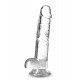 NATURALLY YOURS  7 CRYSTALLINE DILDO  DIAMOND