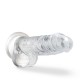 NATURALLY YOURS  7 CRYSTALLINE DILDO  DIAMOND