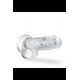 NATURALLY YOURS  7 CRYSTALLINE DILDO  DIAMOND