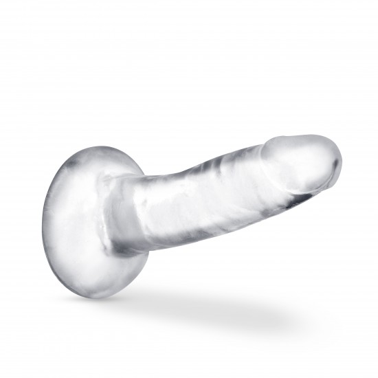 Blush B Yours Plus Hard n’ Happy is a realistic dildo with a slight curve for G-spot and P-spot stimulation, and a sturdy suction cup base that holds to any smooth flat surface for solo time. Or partner up for strap-on h