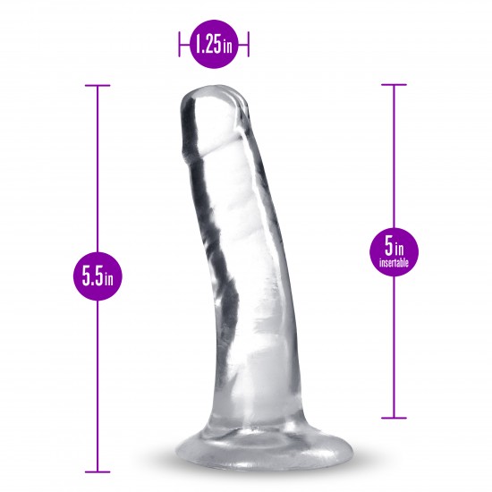 Blush B Yours Plus Hard n’ Happy is a realistic dildo with a slight curve for G-spot and P-spot stimulation, and a sturdy suction cup base that holds to any smooth flat surface for solo time. Or partner up for strap-on h