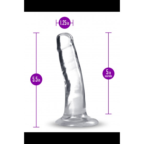 Blush B Yours Plus Hard n’ Happy is a realistic dildo with a slight curve for G-spot and P-spot stimulation, and a sturdy suction cup base that holds to any smooth flat surface for solo time. Or partner up for strap-on h