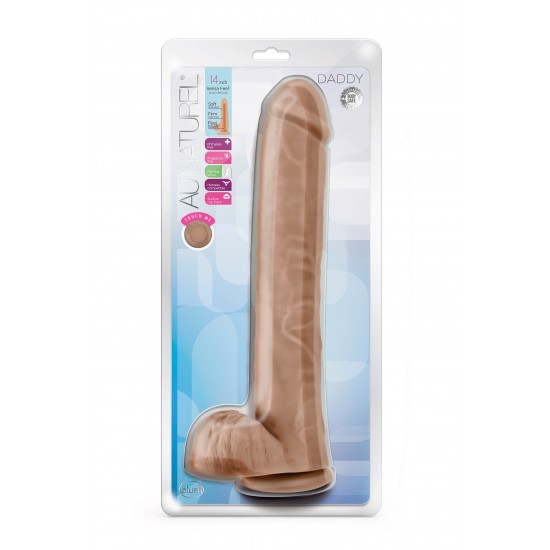 AU NATUREL DADDY 14 DILDO MOCHA