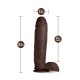 AU NATUREL HUGE 10 DILDO CHOCOLATE