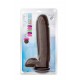 AU NATUREL HUGE 10 DILDO CHOCOLATE