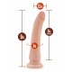 DR. SKIN PLUS 9 INCH POSABLE DILDO VANILLA