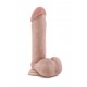 DR. SKIN DR. WILLIAM 8 INCH DILDO WITH BALLS BEIGE