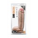 DR. SKIN MR. MISTER 10.5 INCH DILDO WITH BALLS BEIGE