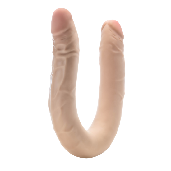 O Dong Duplo Posável de 16,5 polegadas do Dr. Skin Plus oferece uma dose dupla de prazer, oferecendo exatamente o que o médico receitou. Projetado para o máximo conforto, este dildo de ponta dupla apresenta um eixo posáv