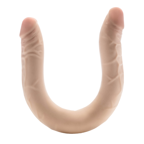 O Dong Duplo Posável de 16,5 polegadas do Dr. Skin Plus oferece uma dose dupla de prazer, oferecendo exatamente o que o médico receitou. Projetado para o máximo conforto, este dildo de ponta dupla apresenta um eixo posáv