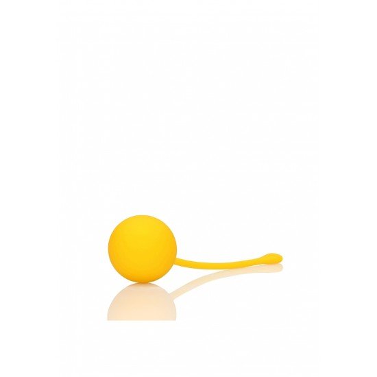 Este colorido conjunto de treinamento com bolas Kegel de silicone amarelo foi projetado para treinar e melhorar os músculos do assoalho pélvico, melhorando seu bem-estar geral e experiências prazerosas. Descubra momentos