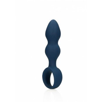  Teardrop Shaped Anal Plug - Large - Baltic Blue