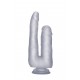 O dobro da diversão significa o dobro do prazer com este dildo realista duplo da RealRock!Eleve o seu prazer a outro patamar de deleite com este dildo com um pénis de 12cm inseríveis para prazer vaginal e outro de 16