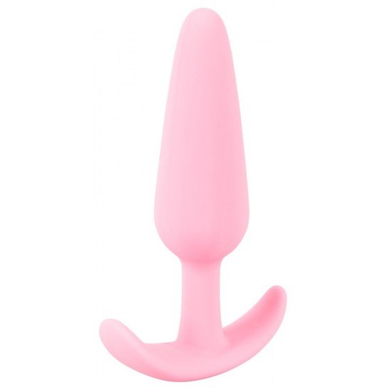 Plug anal pequeno em forma de conePonta suave e estreitaRolha larga e seguraFlexível para uma sensação confortável quando usadoSilicone com textura Silk TouchPerfeito para iniciantes em erotismo anal O plug perfeito para