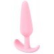 Plug anal pequeno em forma de conePonta suave e estreitaRolha larga e seguraFlexível para uma sensação confortável quando usadoSilicone com textura Silk TouchPerfeito para iniciantes em erotismo anal O plug perfeito para