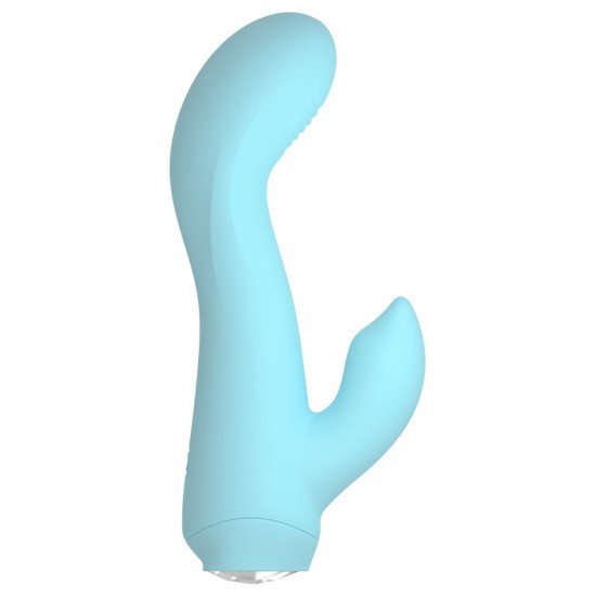 Mini vibrador coelho da 4ª geração de CutiesVibração forte e profunda em 10 modosBotão de pedra preciosa cintilante em forma de coraçãoDesign purista e com textura suaveCurva perfeita com cabeça de massagem para o ponto