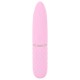 Mini vibrador da 5ª Geração Cuties Ponta vibratória achatada com textura estimulante Vibrações intensas que vão fundo Fácil de usar Design elegante em cor pastel A textura de diamante facilita a fixação Silicone av