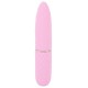 Mini vibrador da 5ª Geração Cuties Ponta vibratória achatada com textura estimulante Vibrações intensas que vão fundo Fácil de usar Design elegante em cor pastel A textura de diamante facilita a fixação Silicone av