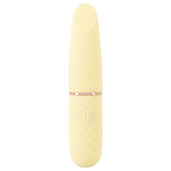 Mini vibrador da 5ª Geração CutiesPonta vibratória achatada com textura estimulanteVibrações intensas que vão fundoFácil de usarDesign elegante em cor pastelA textura de diamante facilita a fixaçãoSilicone aveludado com